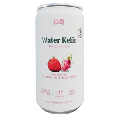 Strawberry Dragon Fruit Water Kefir (8 pack)