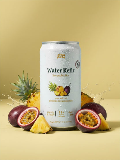 Pineapple Passion Fruit Water Kefir (8 pack)